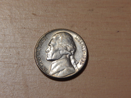 1962 D AU/BU Jefferson Nickel