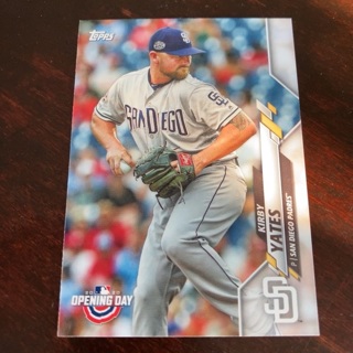 2020 Topps Opening Day - [Base] #127 Kirby Yates