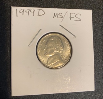 1999 D Nickel Full Steps!! 