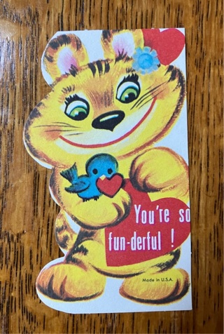 Vintage Valentines Day Card 