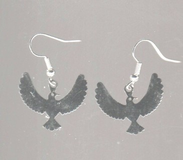 BRIGHT SP WINGED BIRD EARRINGS B3 (PLEASE READ DESCRIPTION