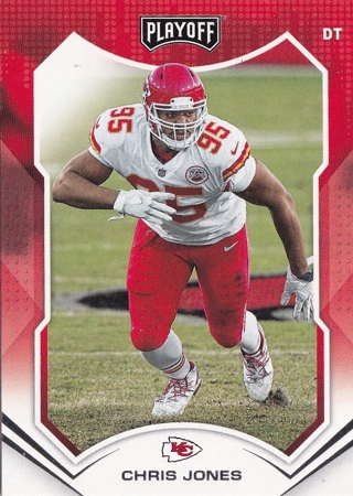 2021 Chris Jones Panini Playoffs KC Chiefs