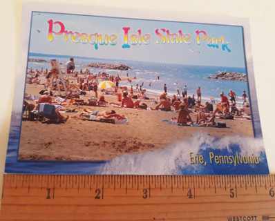 Presque Isle State Park, Erie, PA Postcard (used)