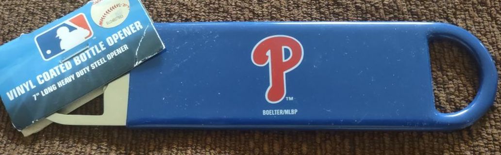 New Philadelphia Phillies baseball heavy duty metal bottle opener