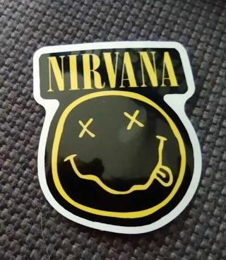 Nirvana dead smile and sticker for water bottle Xbox One PlayStation 4 hard hit