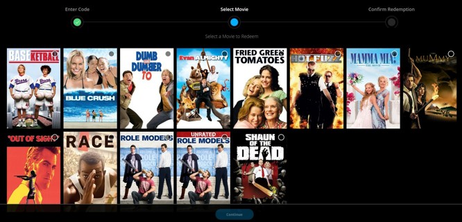 April 2023 Pick One HD MA Digital Redeem Universal Movie Reward