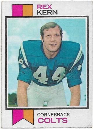 1973 TOPPS REX KERN CARD