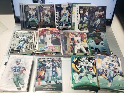 1990's Dallas Cowboys Football Card Collection- Emmitt, Aikman, Irvin. 140-card lot.