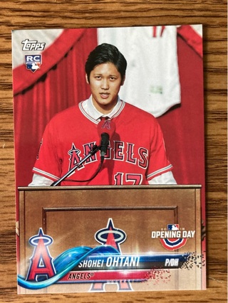 2021 Topps Shohei Ohtani Rookie Baseball card  