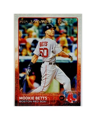 MOOKIE BETTS "FUTURE STARS" 2015 TOPPS SERIES 2 #389, RED SOX, MVP!