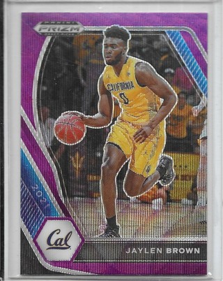 Jaylen Brown 2021-22 Prizm Draft Prizms Purple Wave #79