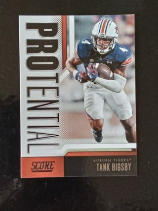 Auburn Tigers / Jacksonville Jaguars Tank Bigsby ROOKIE Football Card