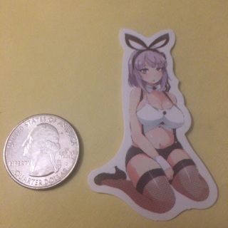 Anime Girl Sticker Read description before bidding 