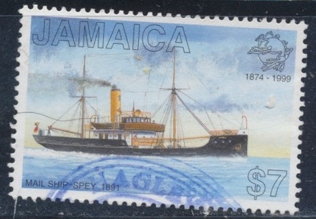 Jamaica:  1999, Mail Ship "Spey" (1891), Used, Scott # JM-901 - JAM-3125p