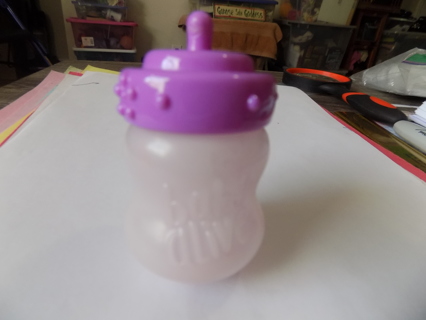 Baby alive baby bottle purple and white