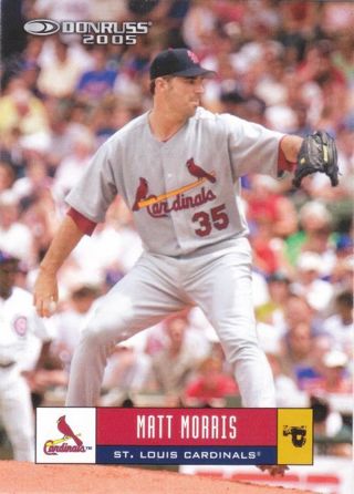 Matt Morris 2005 Donruss St. Louis Cardinals