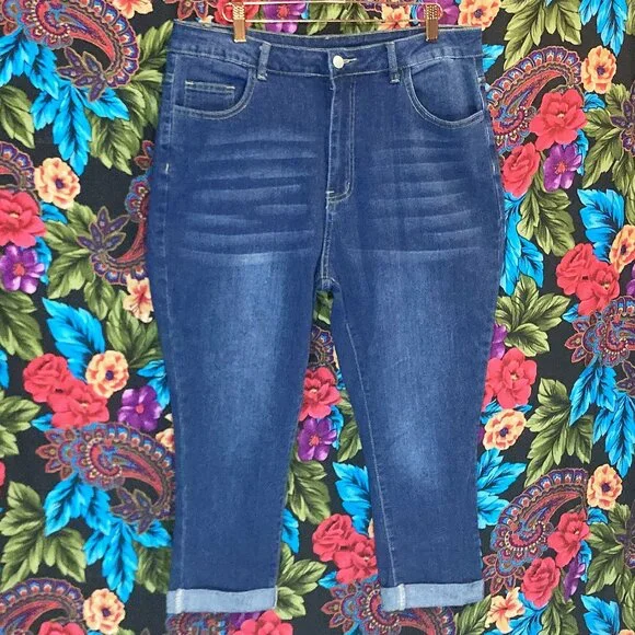 WOMEN'S SHEIN DENIM JEANS SHEIN CURVE 1XL SKINNY JEANS WOMENS SIZE 1X JEAN PANTS