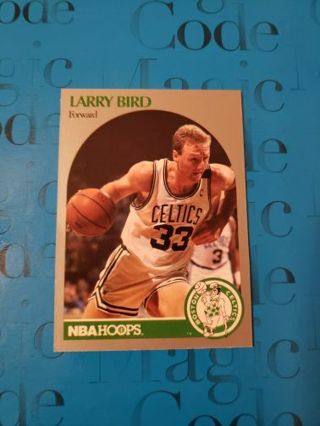 1990 NBA Hoops Larry Bird Boston Celtics #39