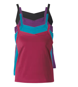 womens Camisoles 4pk sizes: L or 1X brand new