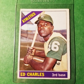 1966 - TOPPS BASEBALL CARD NO. 422 - ED CHARLES - A'S