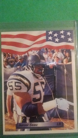 junior seau football card free shipping