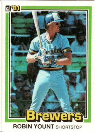 1981 Donruss Robin Yount #323