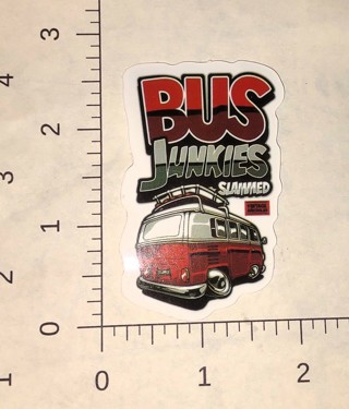 Bus Junkies Vinyl Decal Sticker