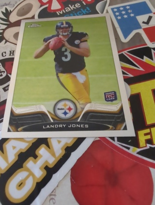 2013 Topps Chrome Landry Jones ROOKIE Pittsburgh Steelers 