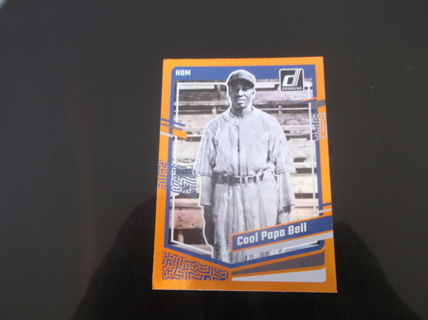 2023 Donruss    Cool Papa Bell   holo   Orange   parallel  card  #  160   Homestead Grays