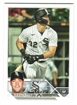 2023 Topps Series 1 Gavin Sheets #132 Chicago White Sox