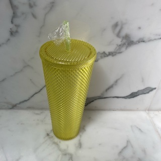 Tall Yellow Tumbler Cup