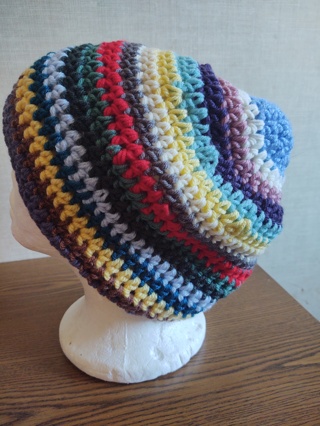 Hand Crocheted Slouch Hat 