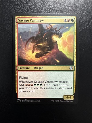 Savage Ventmaw MTG Magic the Gathering Uncommon Card