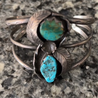 Navajo Turquoise & Sterling Silver Bracelet