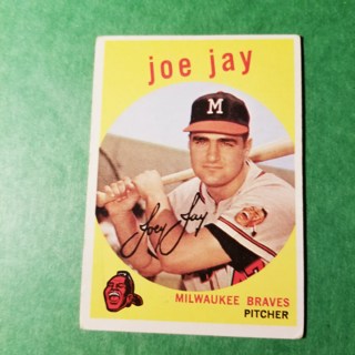 1959 - TOPPS BASEBALL CARD NO. 273 - JOE JAY - BRAVES