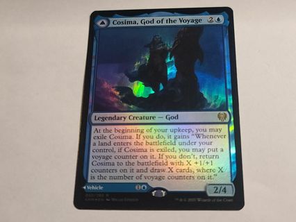 Magic the gathering mtg Cosima God of Voyage rare Foil card Kaldheim