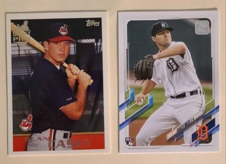 4 mlb rookie cards