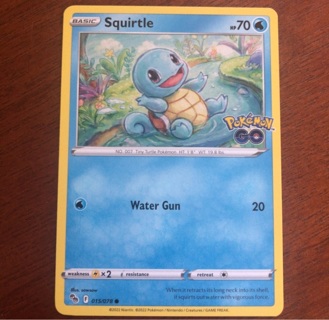 Pokemon trading card - Squirtle