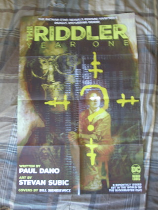 Huge 24"x36" Comic Shop promo Poster: DC - Riddler, Year One