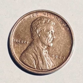 1909 VDB Lincoln Wheat Penny AU-Uncirculated Condition