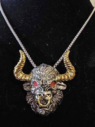 Bull Head Necklace