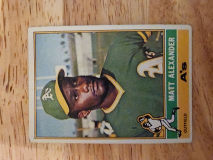 76 Topps Matt Alexander #382