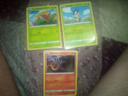 Lot #3 3 Pokemon Cards 2020 Sword and Shield