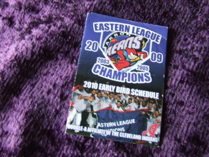 2010 Akron Aeros Minor Baseball Early Bird Pocket Schedule 