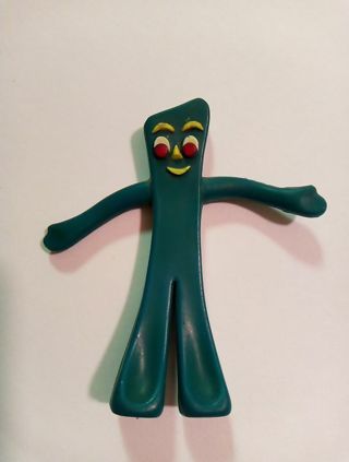 1995- TRENDMASTERS 2-3/4" VINTAGE BENDABLE GUMBY ( REMEMBER WHEN )