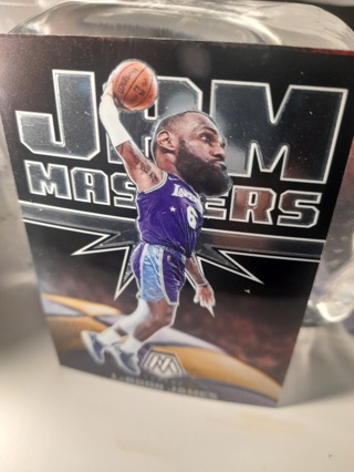 2021 LeBron James Jam Masters CHROME Big Head Lakers Mosaic