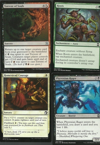 4 Magic the Gathering Cards: Torrent Souls, Phyrexian Rager & More