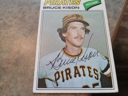 1977 TOPPS BRUCE KISON PITTSBURGH PIRATES BASEBALL CARD# 563