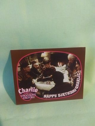 Charlie & The Chocolate Factory mini Trading Card