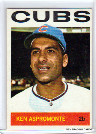 Ken Aspromonte, 1964 Topps Card #252, Chicago Cubs, (LBC)